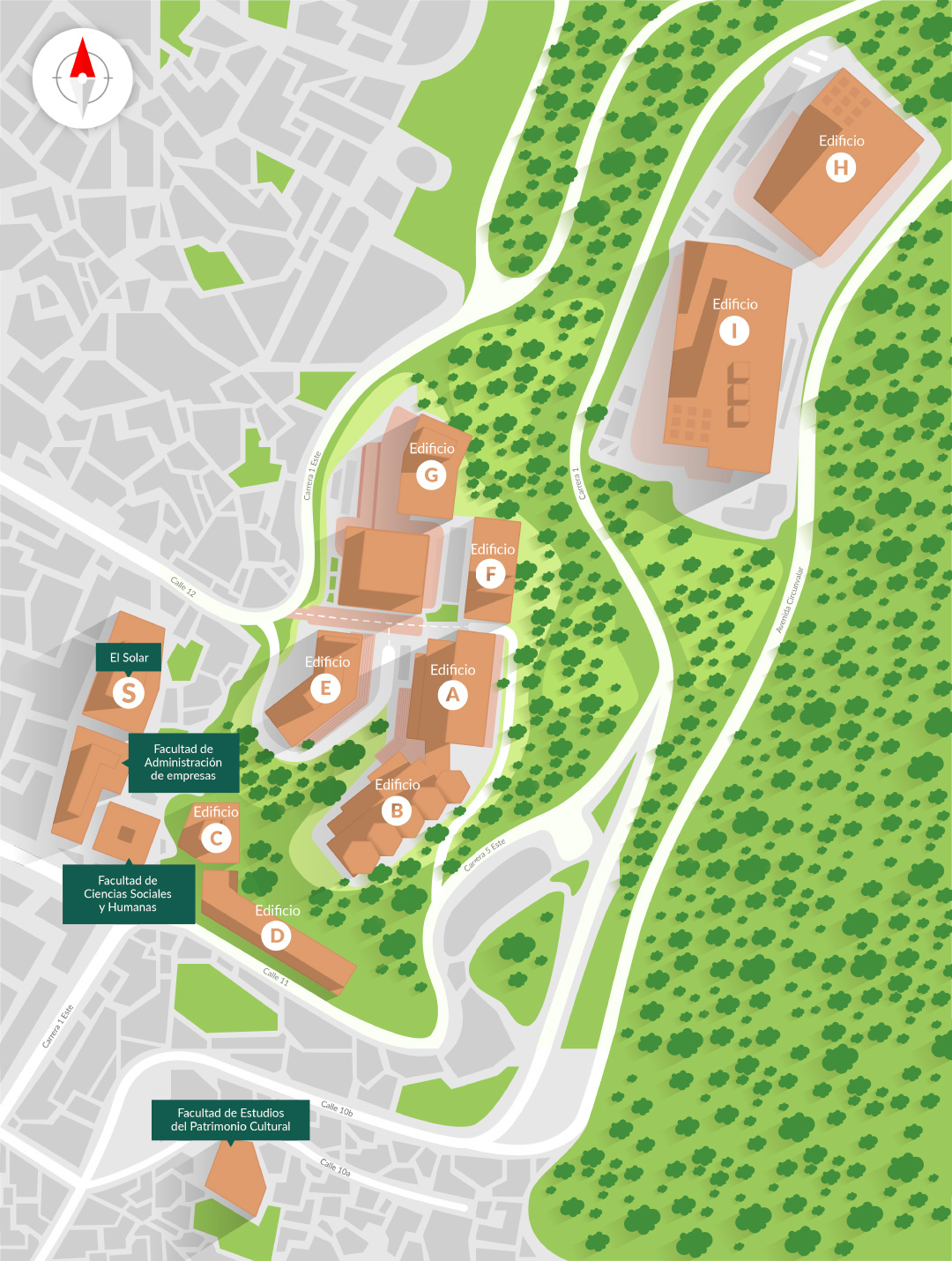 mapa externado